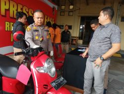 Terekam CCTV, 3 Pelaku Curanmor di Pekanbaru Ditangkap