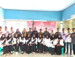 Cooling System Pemilu Damai 2024, Polsek Pangean Hadiri Pelantikan Pelantikan Kelompok Penyelenggara Pemungutan Suara 