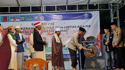 Dir Binmas Polda Metro Jaya Hadiri Isra Mi’raj Istighosah Kebangsaan dan Doa Lintas Agama Menuju Indonesia Damai Dalam Rangka Menjaga Situasi Kamtibmas