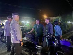 Beri Pelayanan Prima, Polsek Kempas Rutin Patroli Malam Jelang Pemilu 2024