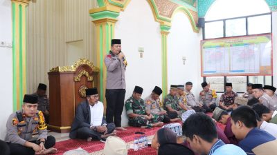 Peringati Isra Mi’raj Nabi Muhammad SAW 1445 H, Polres Pelalawan Gelar Doa Bersama Ciptanya Pemilu Damai 2024 
