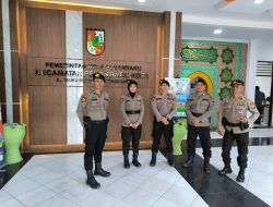 Pastikan Keamanan Kondusif, Subsatgas Pam Obyek Giat OMB LK 2023-2024 Pengamanan PPK 15 Kecamatan di Pekanbaru