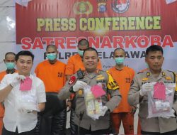 Sita 5,1 Kilogram Sabu, AKBP Suwinto Pimpin Rilis Penangkapan Peredaran Narkotika di Kabupaten Pelalawan