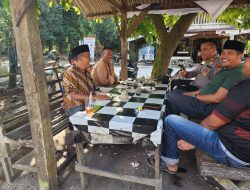 Giat Cooling System, Kapolsek Tambang Ngopi Bareng Bersama Warga Koto Perambahan