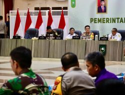Kapolresta Pekanbaru Hadiri Rapat Koordinasi Persiapan Distribusi Pemilihan Umum Tahun 2024