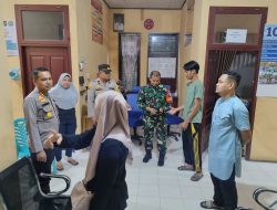 Kapolres Kampar Cek Mako Polsek Tambang dan PPS Balam Jaya, Ini Pesannya! 