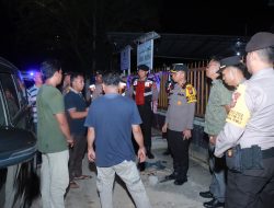 Wakapolres Kampar Cek Kesiapan TPS di Kecamatan Bangkinang Kota