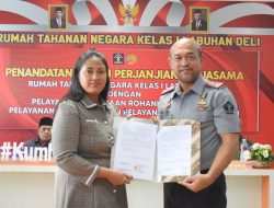 Tingkatkan Sinergitas, Rutan Labuhan Deli Lakukan Perjanjian Kerjasama dengan Instansi dan Stakeholder