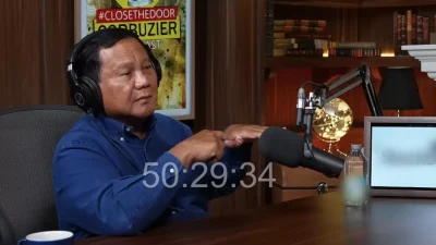 Prabowo di Pocast Deddy Corbuzier, Dendam itu Menghabiskan Energi