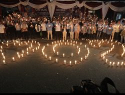 Relawan Pendukung Prabowo-Gibran Nyalakan 1.000 Lilin Cinta untuk Indonesia