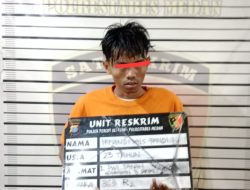Tak Butuh Waktu Lama, Unit Reskrim Polsek Percut Sei Tuan Ringkus Maling Motor yang Terekam CCTV
