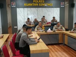 Binrohtal Virtual di Polres Kuansing: Persiapan Menyambut Ramadhan