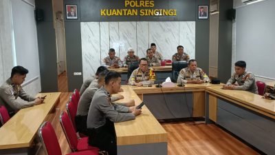 Binrohtal Virtual di Polres Kuansing: Persiapan Menyambut Ramadhan