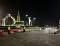 Subsatgas Preventif Ditlantas Polda Riau Urai Kemacetan di Pasar Ramadhan dan Patroli Bali