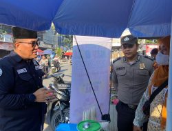 Ajak Masyarakat Jaga Kamtibmas, AKP Samin Tampubolon Pimpin Patroli dan Pengamanan Pasar Tumpah
