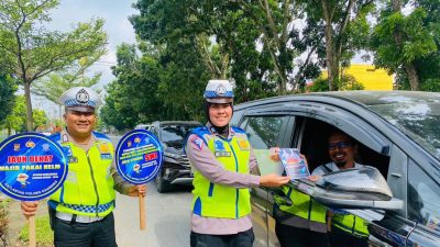 Satgas Binluh Gencarkan Kampanye Keselamatan Berlalu Lintas Dalam Ops Keselamatan LK 2024