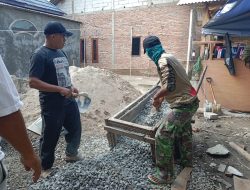Satgas TMMD Ke 119 Sasar Pengerjaan Posyandu Campaka 5