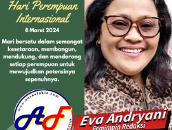 Eva Andryani : Peringatan Hari Perempuan Sedunia, Mari Perkuat Komitmen Dukung Kesejahteraan Perempuan