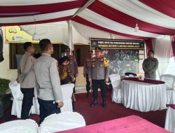 Kapos Pam Simpang Bingung Sambut Kedatangan Irwasda Polda Riau