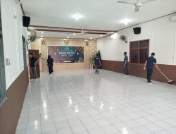 Sabtu Bersih, Rutan Bangil Kanwil Kemenkumham Jatim Laksanakan Bersih-bersih Pasca Kunjungan Lebaran