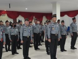 KEMBALI PRODUKTIF, LAPAS KELAS IIA CILEGON MANFAATKAN MOMEN APEL PAGI PEGAWAI DAN HALAL BIHALAL