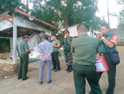 Persiapan Normalisasi Situ Cibeureum Danramil 01 Tambun Sambut Kunjungan Pabandya Kodamjaya Jayakarta