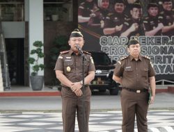 Wakajati Riau Menjadi Penerima Apel Kerja Pagi