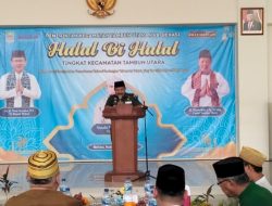 Inilah Pesan Penting Danramil Saat Hadiri Halal Bihalal Di Tambun Utara