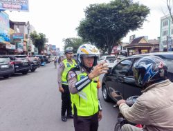 Satgas Kamseltibcarlantas OTR LK 2024 Lakukan Pengaturan dan Rekayasa Lalin