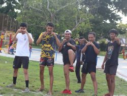Hulubalang Selatan Asykar Theking Gelar Latihan Muaythai di Lanud Roesmin Nurjadin