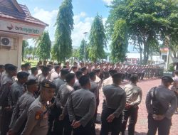 Kasat Binmas Polresta Pekanbaru Pimpin Apel Kesiapan Pengamanan Kegiatan BBI/BBWI