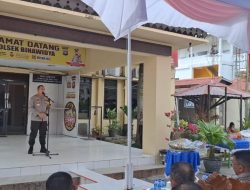Kapolresta Pekanbaru Resmikan Nomenklatur Polsek Tampan Menjadi Polsek Binawidya