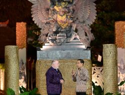 Presiden Jokowi Jamu Santap Malam Para Pemimpin dan Delegasi KTT WWF Ke-10 di GWK