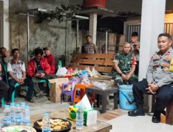 Tingkatkan Keamanan Siskamling Babinsa Sambut Kunjungan PJU Polres Metro Bekasi