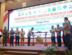 Ditlantas Polda Riau Gelar Kampanye Keselamatan dan FGD Bersama Pengusaha Angkutan Umum