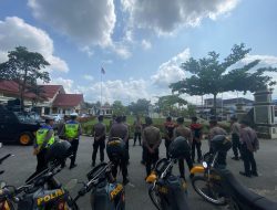 Pastikan Situasi Kamtibmas Aman, Polres Pelalawan Gelar Patroli Cipta Kondisi Jelang Kunjungan Presiden Republik Indonesia ke Provinsi Riau