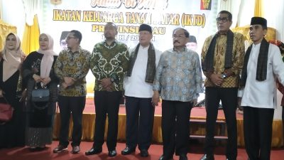Pererat Silaturahmi, IKTD Provinsi Riau Gelar Halal Bi Halal dan Pelepasan Calon Jamaah Haji Warga Riau Asal Kabupaten Tanah Datar