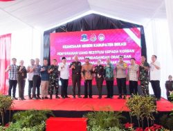 Pemberian Restitusi Kepada Korban Tindak Pidana Perdagangan Orang, Kasdim Hadiri Kunjungan Kerja Kepala Kejaksaan Tinggi Jawa Barat