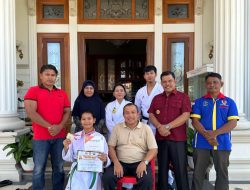 Kakanim Sibolga Bersama Walikota Sibolga Apresiasi Atlet Karate KKI Berprestasi