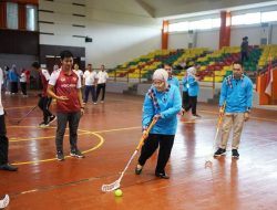 Adrias Hariyanto Motivasi Peserta TOT Floorball SOIna Riau