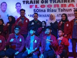 Dispora Riau Puji Pelaksanaan Kegiatan TOT Floorball SOIna Riau
