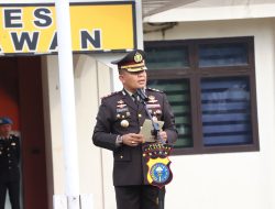 Kapolres Pelalawan Pimpin Upacara Peringatan Hari Lahir Pancasila
