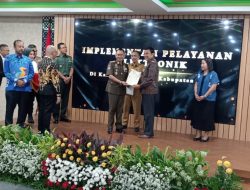 Dandim Hadiri Sosialisasi Implementasi Pelayanan Elektronik Kantor Pertanahan Kabupaten Bekasi