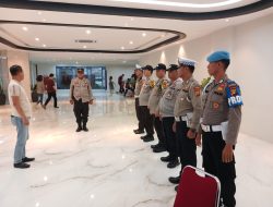 Personel Polsek Senapelan Laksanakan Pengamanan Perayaan Dharmasanti Waisak