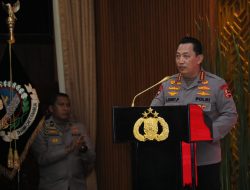 Jenderal Polisi Listyo Sigit Prabowo Buka Rakernis Gabungan 4 Satker Polri