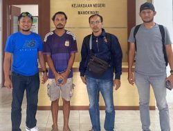 Tim Intelijen Kejati Papua Barat Berhasil Mengamankan DPO Tindak Pidana Pemilu 2024