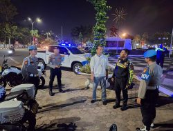 Personil Gabungan Gelar Patroli Skala Besar Dalam Rangka Harkamtibmas di Wilayah Hukum Polresta Pekanbaru 