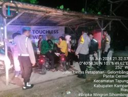 Antisipasi 3C, Polsek Tapung Gencar Laksanakan Patroli Dialogis