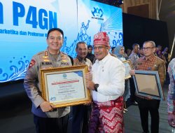 Kapolda Irjen Iqbal Terima Piagam Penghargaan dari Kepala BNN RI