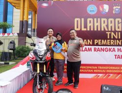 Gelar Olahraga Bersama, Kapolda Bagikan Ratusan Doorprize